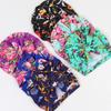 Cross-border novo bebê floral arco fetal cap meninas à prova de vento quente donut chapéu 8 cores