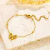 Pulseira Retro de Pérolas Coreana para Mulheres, Design de Alto Padrão, Pulseira de Aço Titânio de Nicho, Pulseira de Casal, Joias de Mão para Atacado