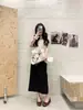 Nuevos zapatos de noche suaves de primavera para mujer, zapatos de tacón bajo con lazo francés y punta redonda, zapatos de ballet con encanto de hada