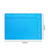 Alfombrilla de trabajo de silicona resistente a altas temperaturas y aislante para reparación y desmontaje de equipos digitales, disponible en stock para venta directa