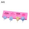 Sombrero Corona de Margarita Flor Pequeña Mini Paleta de Chocolate Molde de Silicona Molde para Modelar Pastel de Paso Seco