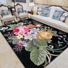 Fabricante Mesa de Café Sala de Estar Dormitorio Impresión 3D Alfombra de Terciopelo de Cristal Felpa Lavable Moderna Sencilla