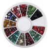 Nuevo semicírculo multiestilo transfronterizo de imitación de perla en caja para decoración de uñas, accesorio de joyería para teléfono móvil con forma de fruta y diamante.