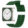 Adecuado para Apple iWatch Correa de Reloj de Décima Segunda Generación Correa de Silicona Oceánica de Apple S8910Ultra4/Se3