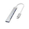 Estação de Acoplamento Typec Hub de Computador Extensor Divisor USB3.0 Carro Hub Um-Para-Quatro Estação de Acoplamento