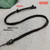 Cordão para pingente colar artesanal trançado corda sândalo vermelho pingente de jade ajustável jade ouro prata imitação corda de sândalo lote