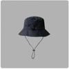 Sombrero de Senderismo para Hombre con Ala Ancha, Protección Solar de Verano, Sombrero de Sol Transpirable de Malla Casual, Sombrero de Ala Ancha para Exteriores