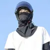 Máscara Solar de Seda de Gelo Masculina Máscara Facial Completa UV Equipamento de Cabeça para Ciclismo ao Ar Livre no Verão Chapéu de Proteção para o Pescoço Rosto Gini