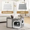 Ninho de gato mais vendido da Amazon, de camada dupla, quente, dobrável, adequado para todas as estações, ninho de gato para animais de estimação do fabricante original, disponível para atacado