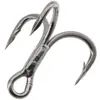 Wei e 6 vezes níquel preto três ganchos Isca Luya gancho com anzol de âncora farpado Gancho 2#4#6#8# anzol de pesca atacado