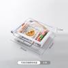 Caja de Almacenamiento para Refrigerador de Cocina Cajón Grado Alimenticio Hogar Plástico Transparente Cartón de Huevos Juego de Almacenamiento Hermético Crisper