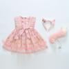 Vestido lolita infantil, vestido de verano 2024, nuevo vestido de cumpleaños de verano para niñas, vestido de princesa lolita