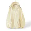 Directamente del fabricante: Ropa Popular de Montaña Ligeramente Arrugada con Protección Solar para Hombres y Mujeres, Estilo de Pareja, Chaqueta Corta de Piel para Mujer con Protección UV