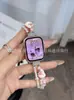 Correa de Reloj de Cisne Soñador con Cuentas Adecuada para Apple Watch Ultra Watch Iwatch10/Se Correa de Reloj