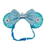 Diadema Elástica Orejas de Ratón Transfronteriza para Adultos y Niños con Lazo Diadema de Nylon para Fiesta Navideña Accesorios para el Cabello DIY