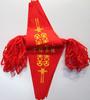 Fita de bandeirinhas coloridas pequena bandeira de cordão decoração de bandeira local de casamento corda de aviso bandeirinha triangular de cordão inauguração bandeirinha pequena atacado