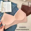 Sujetador de belleza para mujer con tiras de gel de base líquida, soporte suave para la espalda, ropa interior sin costuras, diseño de doble uso, sujetador cómodo y sexy