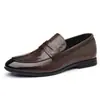 Mocasines Casuales para Hombre de Piel de Vaca de Primera Capa Cuero Genuino Moda Versátil Tendencia Zapatos para Hombre Mocasines sin Cordones Hombre Dropshipping
