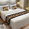 Flores creativas transfronterizas Toalla de cama japonesa Bandera de cama Huésped de hotel En stock Venta directa de fábrica