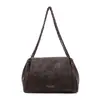 Bolso tipo baguette casual retro portátil para mujer 2025 Invierno Nuevo Estilo Cadena Lujo Ligero Bolso de Hombro Cruzado