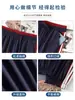Pantalones deportivos de rayas para mujer, finos de primavera y otoño, de cintura alta, holgados, corte slim, cropped, estilo coreano para estudiantes, jogger, harén, pantalones casuales