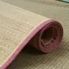 Tapete de Palha Natural Tradicional 1,8 Cama de Casal Tapete Refrescante 1,5m para Uso Doméstico no Inverno e Verão, Dormitório de Estudante Solteiro 0,9m