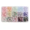 300 piezas 8MM cuentas de vidrio de colores material para abalorios DIY accesorios para joyería collar pulsera cuentas sueltas traje