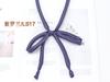 Corbata de color sólido para uniforme JK para niñas, estilo anudado a mano, accesorio de uniforme de marinero con corbata de lazo