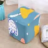 Kit de Materiales DIY para Lata de Leche en Polvo, Funda Casera para Sofá, Funda para Taburete, Cuadrada Moderna para Cambiar Zapatos, Patrón Simple de Dibujos Animados