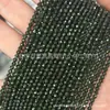 Piedra Turmalina, Granate, Ágata, Piedra Lunar, Lapislázuli, Cristal Cuentas Facetadas de 3 mm, Cuentas Sueltas para Manualidades