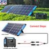 Cabo de Extensão Xt60 Conector de Painel Solar para Estação de Energia Portátil Conector Xt60