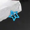 Estilo coreano clip BB de estrella de cinco puntas para colorear DIY accesorios para el cabello pasador lateral para niños accesorios para el cabello