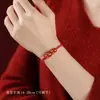 Pulseira Tai Sui do Ano do Cavalo, Amuleto dos Doze Signos do Zodíaco, Pulseira de Fio Vermelho Feita à Mão para o Ano de Nascimento, Presente de Boa Sorte Atacado
