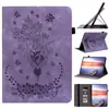 Funda de Cuero para Lenovo Tab P11 Estampado de Mariposa y Rosa Protección Integral para Lenovo Tab M7/Y700