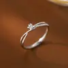 Anillo Cruz Estrella para Mujer Moda Lujo Ligero Sentido del Diseño de Nicho Estilo ins Elegante Abierto Ajustable Anillo Venta al por Mayor