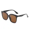 Gafas de Sol LO Cuadradas con Montura Grande para Mujer Sentido Avanzado Ins Para Conducir Protección UV Luz Fuerte Adelgazantes para Rostro Grande Hombres