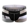 Roupa íntima masculina Atacado de liquidação de boxers de algodão estampados para estudantes Cueca de cintura média Cueca respirável