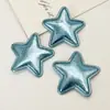Estrella de Cinco Puntas Brillante de PU de 2.5 cm DIY para Niños Pasadores Hechos a Mano Accesorios Decorativos para Tocados Ropa Sombreros Zapatos Calcetines