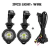 Farol de LED Externo para Motocicleta Lâmpada LED de Retrofit Farol de Neblina para Motocicleta Farol de Neblina para Carro Elétrico Universal