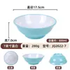 Tazón Comercial de Melamina Doble Color para Fideos, Engrosado, Resistente al Calor, Irrompible, Tazón de Bambú para Fideos, Tazón Especial para Restaurantes de Fideos, Tazón de Sopa Ramen Estilo Chino