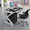 Escritorios para Personal, Escritorios de Computadora para Empleados, Combinación de Estaciones de Trabajo para 2/4/6 Personas, Estaciones de Trabajo Particionadas Modernas Simples, Modelo Nuevo