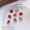 Joyería para uñas K9 ovalada sin base taladro de pila terminado explosiones de Little Red Book súper brillante bola de pila de huevo de paloma taladro para uñas