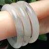 Estilo retro nostálgico pulsera azul y blanca flor flotante pintura a tinta Danqing pulsera redonda esmerilada venta al por mayor