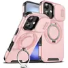 La Nueva Funda Lingke es Adecuada para Teléfonos Apple Ip 16, con un Anillo Soporte de Ventana Deslizante Recientemente Mejorado, Anticaídas y Resistente a Golpes