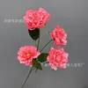 Flor artificial serie Rosa Roja, flor falsa para boda, flor de seda, flor hecha a mano, fondo para salón de bodas, pared de flores, arreglo floral, decoración, hortensia