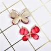 Atacado em Estoque Borboleta de Cristal Flor Liga Acessórios DIY Acessórios de Cabelo Prato de Flor Fivela de Strass Material Decoração para Roupa Sapato Bolsa