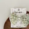 Malla de Tela Fresca Floral Pinza para el Cabello con Lazo Infantil Pinza para el Cabello de Bebé Pinza Trasera para la Cabeza