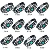 Populares Accesorios Nuevos Europeos y Americanos de Gran Venta Creativos 12 Pulseras de Cuero del Zodiaco DIY Multicapa Simples Estilo Pareja