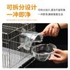 Banheira de papagaio uso de pássaro banho externo Starling pequena banheira para animais de estimação banheira transparente grande caixa de banho suprimentos para pássaros