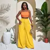 Transfronterizo 2026 Amazon Europeo y Americano Vestido de Cuatro Estaciones Pantalones Largos de Pierna Ancha para Mujer Pantalones de Pierna Ancha de Cintura Alta Casual Personalizados Nuevos